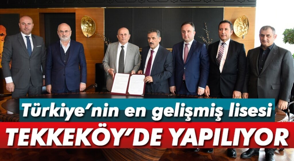Tekkeköy'e Türkiye'nin en gelişmiş lisesi yapılıyor