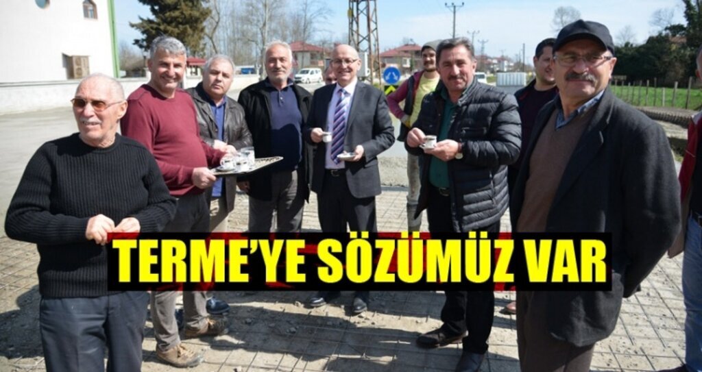 Terme Ahmetbey Mahallesi'nden Başkan Kul’a kahve ikramı