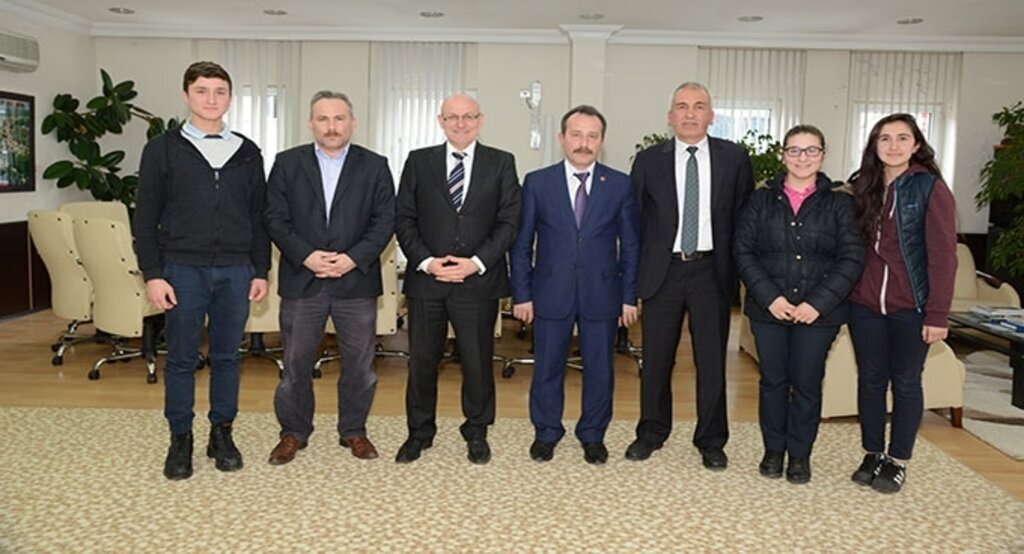 Terme Anafartalar Okulu’ndan Başkan Kul’a ziyaret