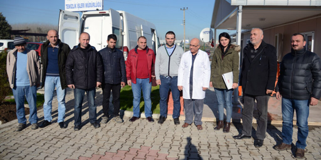 Terme Belediyesi işçileri sağlık kontrolünden geçti