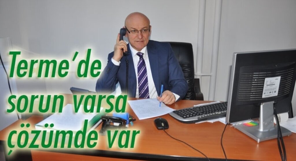 Terme Belediyesi kaliteli hizmet sunuyor