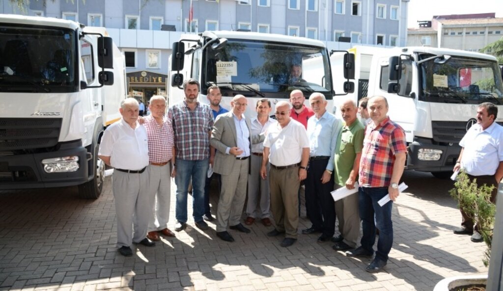 Terme Belediyesi temizlik filosuna yeni araçlar ekledi