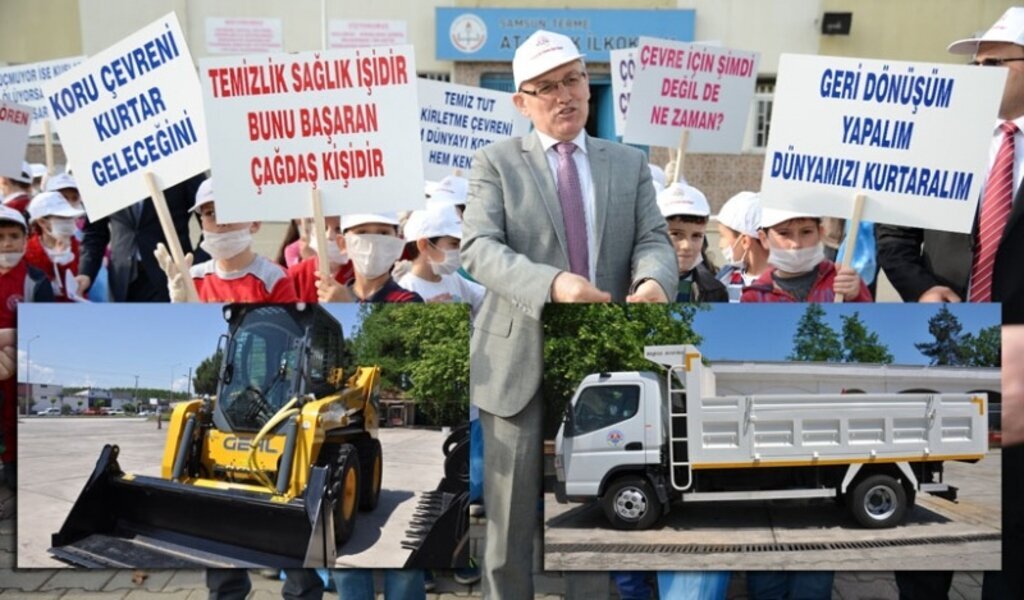 Terme Belediyesi'ne yeni temizlik araçları alındı