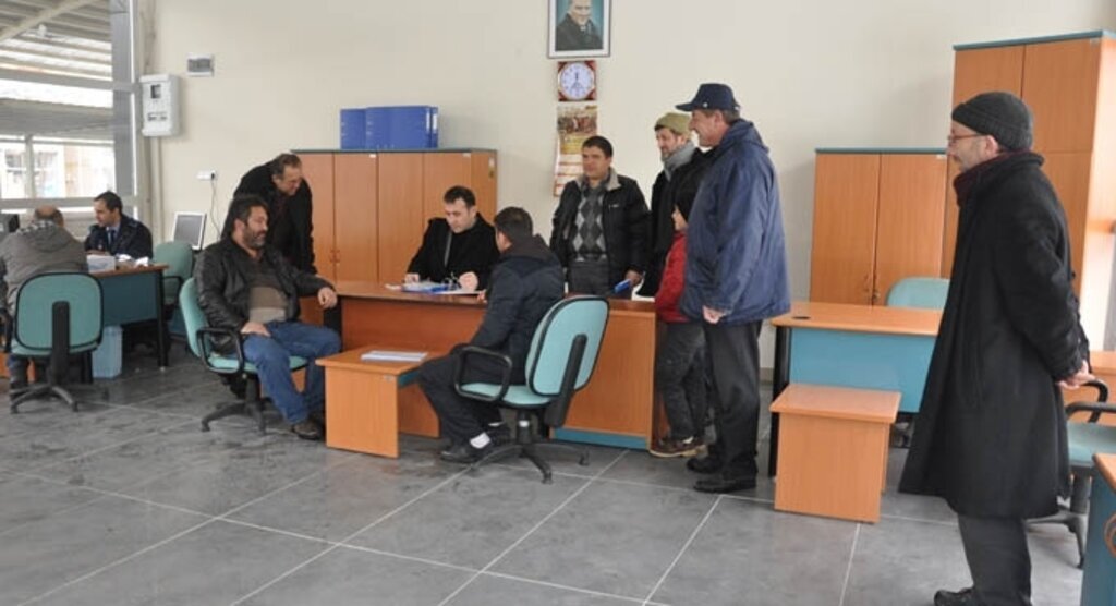 Terme Kapalı Pazaryeri Pazarcı Kayıtları Başladı