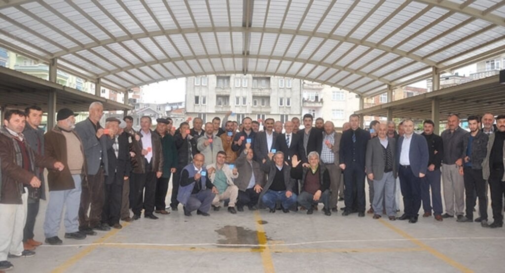 Terme pazarcı esnafında heyecan