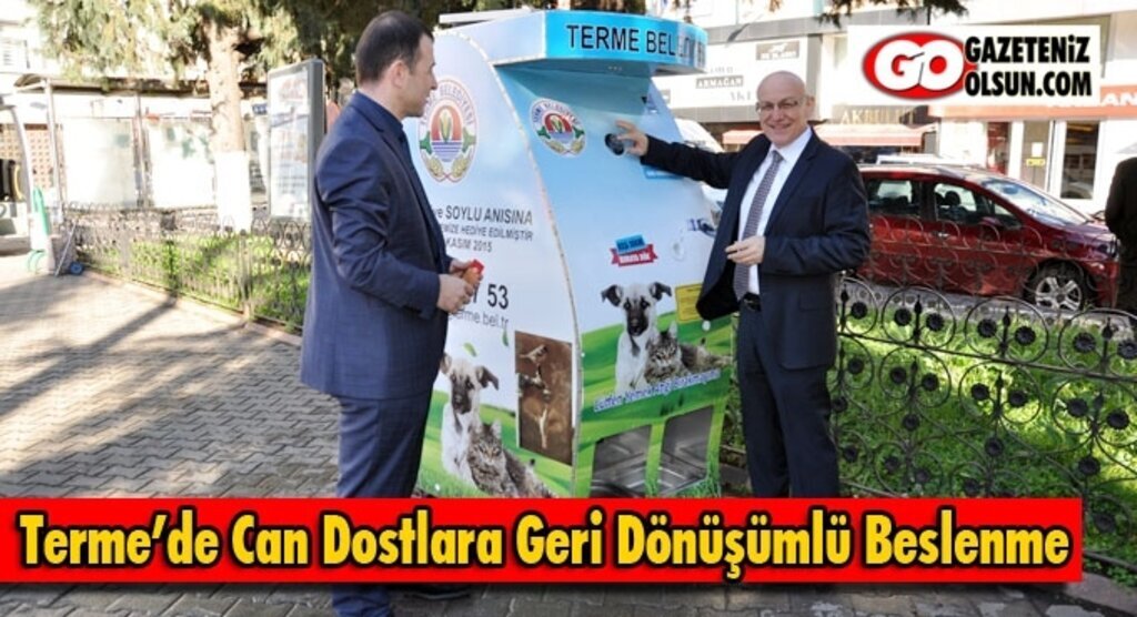 Terme’de Can Dostlara Geri Dönüşümlü Beslenme
