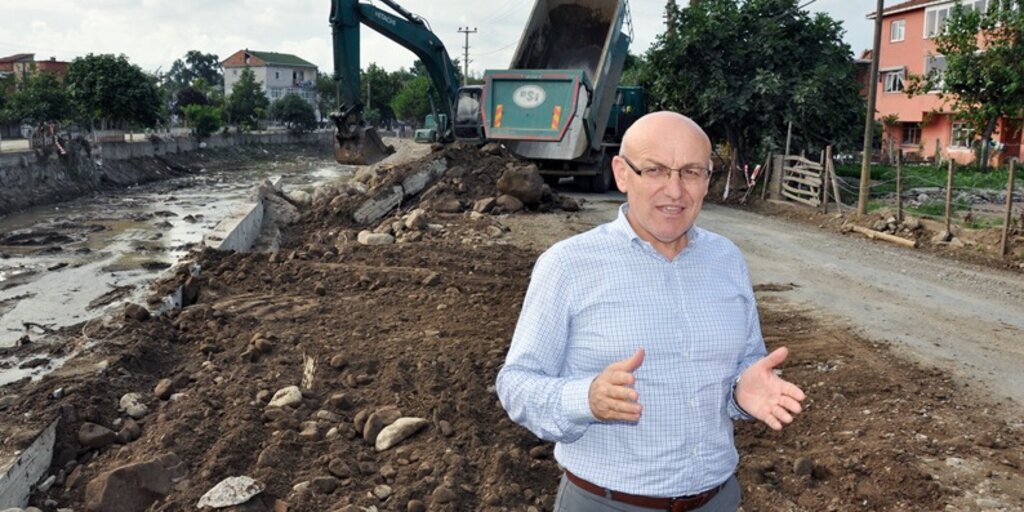 Terme’de DSİ yatırımları devam ediyor