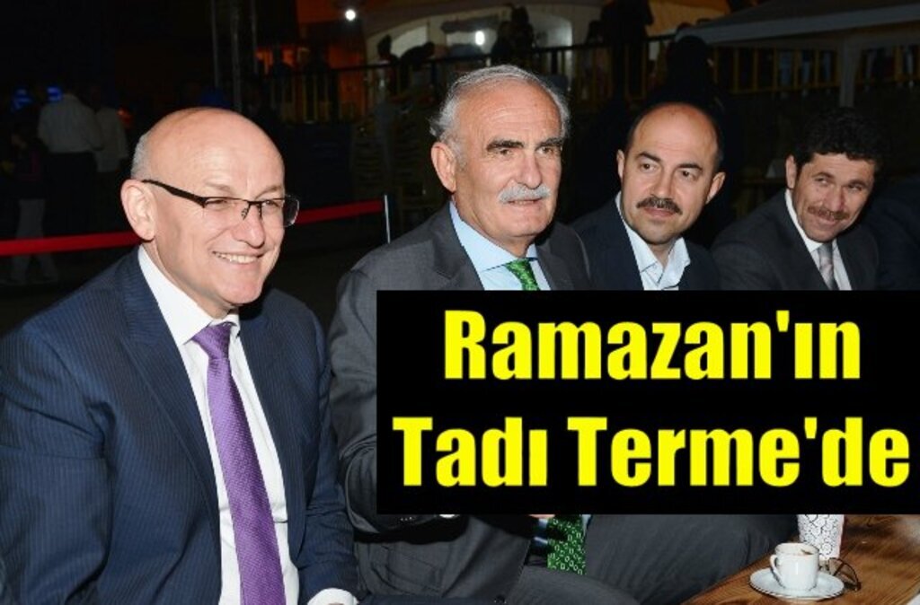 Terme’de ramazan sokağı dolup taşıyor