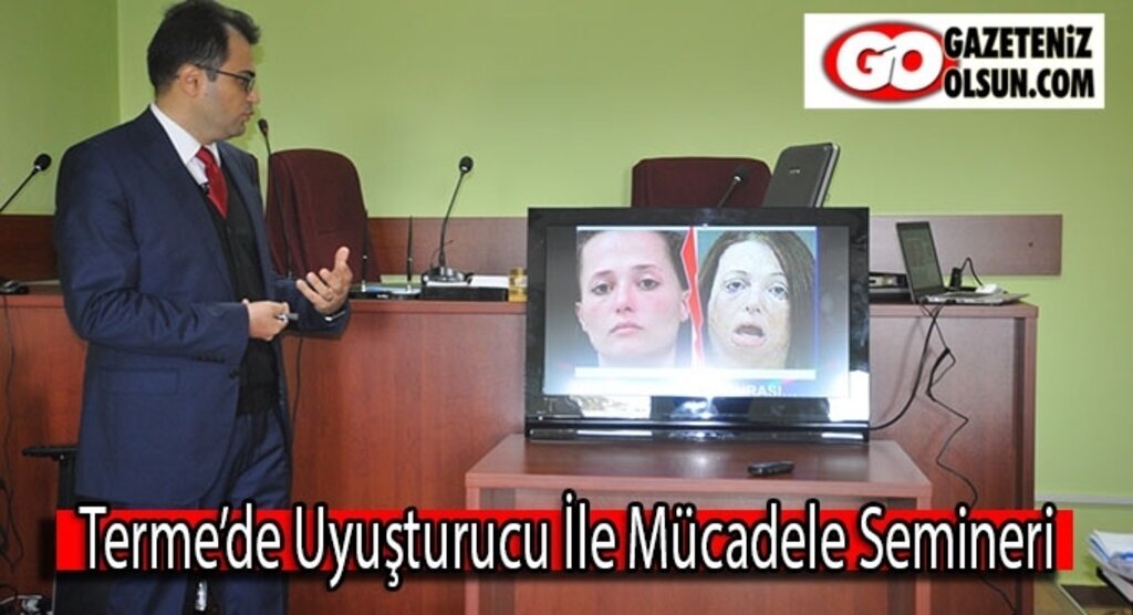 Terme’de uyuşturucu ile mücadele semineri