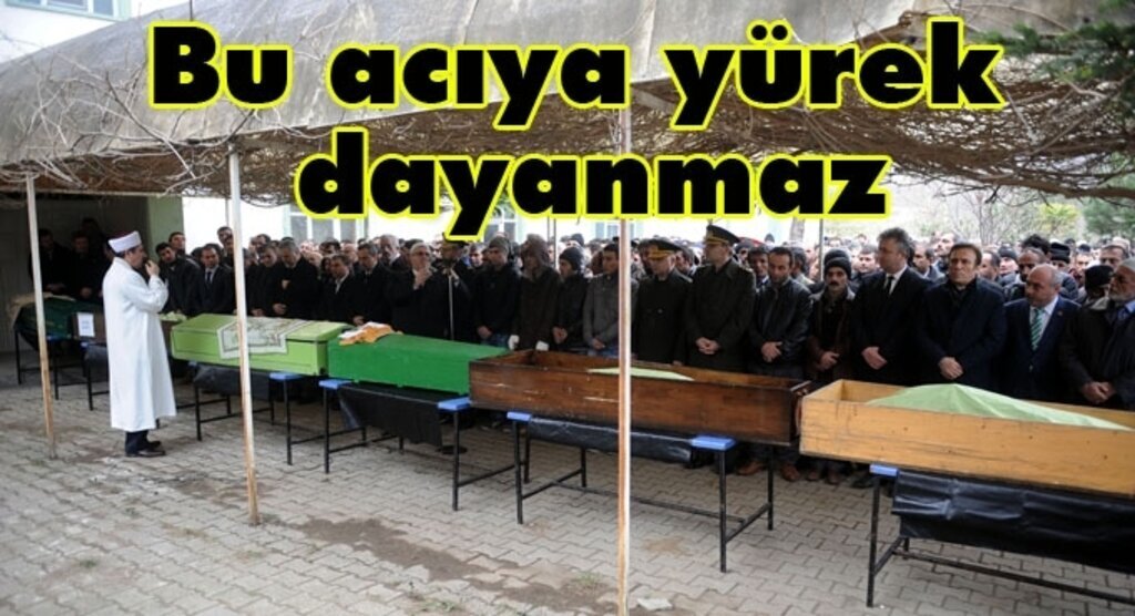 Terme'deki kazada hayatını kaybeden 6 kişi Ayvacık'ta toprağa verildi