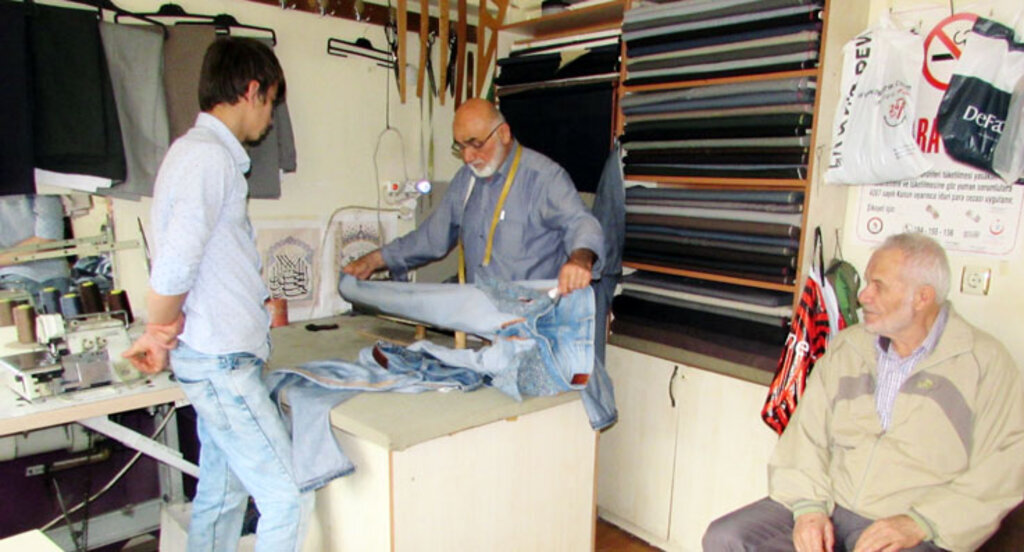 Terzilerde Ramazan bayramı yoğunluğu