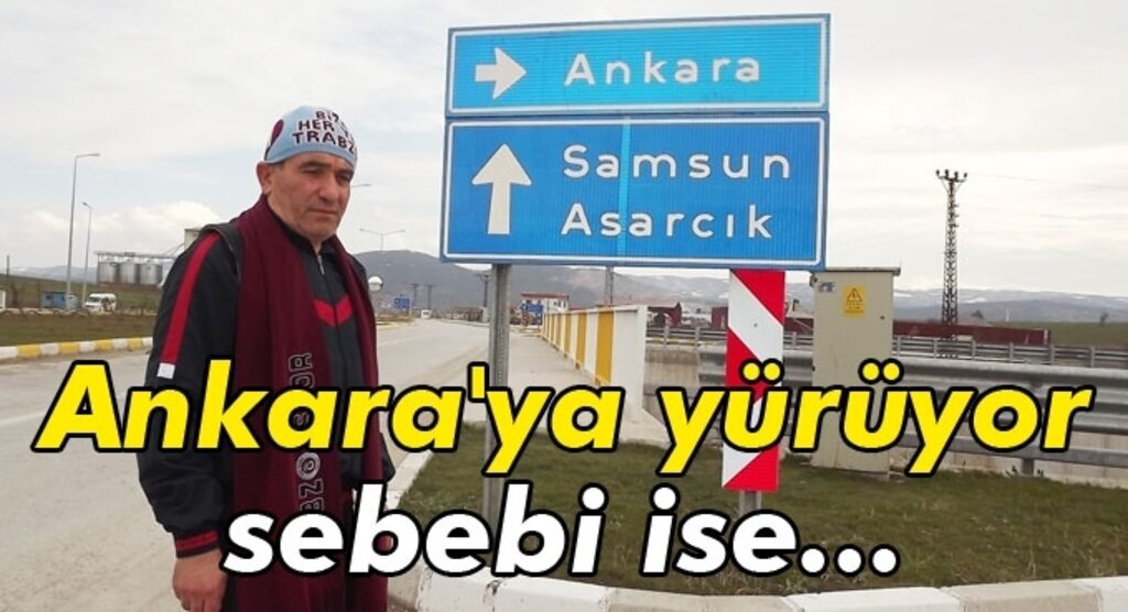 Trabzonlu taraftar 'Adalet ve Temiz Futbol' sloganıyla Ankaya'ya yürüyor