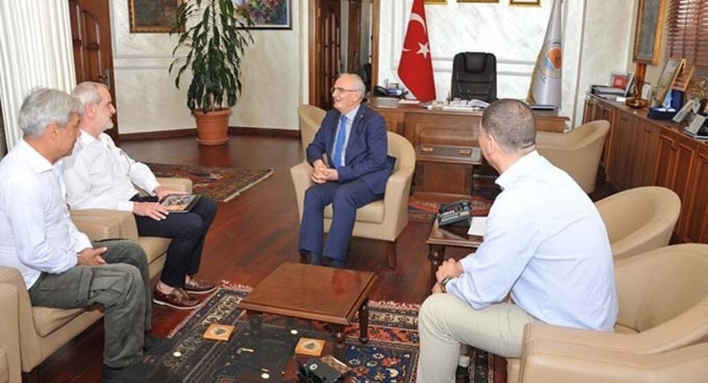 Trans Anatolia Organizasyon heyeti Başkan Yılmaz’ı ziyaret etti