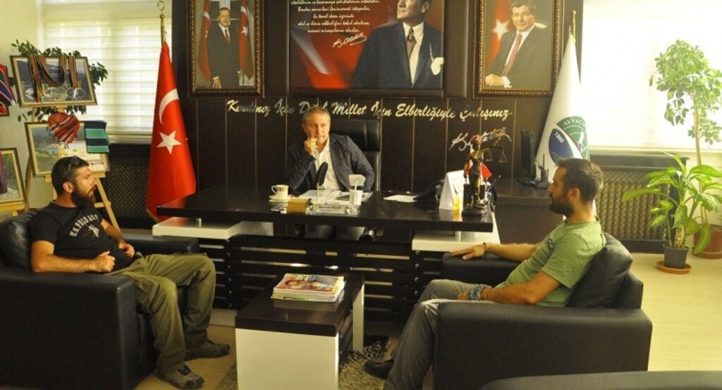 TRT Ayvacık'ta belgesel çekimi yaptı