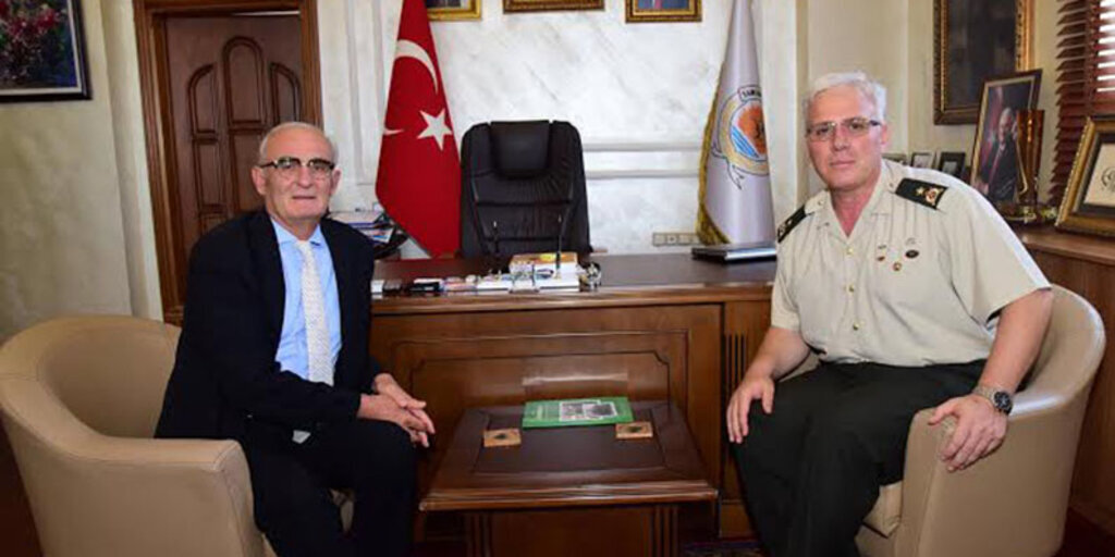 Tuğgeneral Yaşin’den Başkan Yılmaz’a veda ziyareti