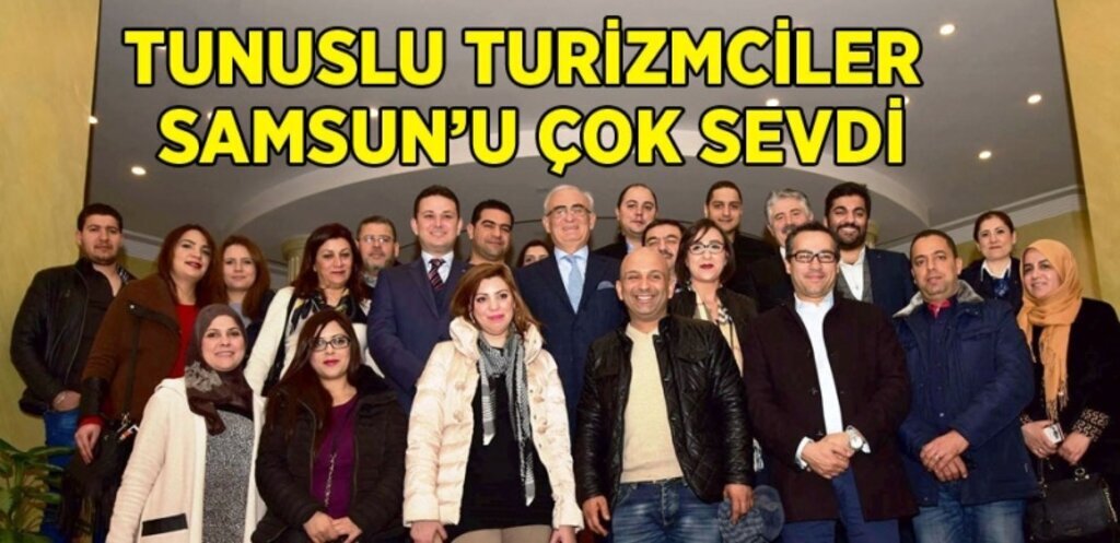 Tunuslu turizmciler Samsun'da