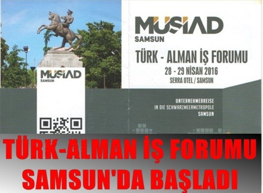 Türk-Alman İş Forumu Samsun'da Başladı
