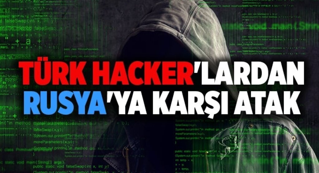 Türk hackerlardan Rusya'ya karşı atak