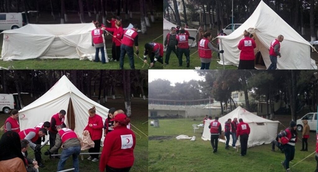 Türk Kızılayı afetlere hazır