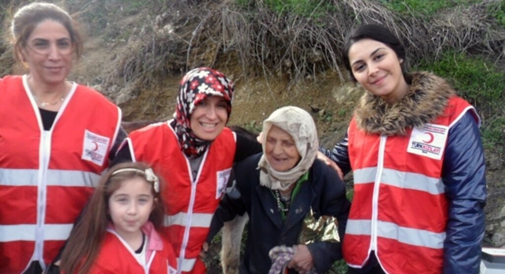 Türk Kızılayı Canikli kadınları unutmadı