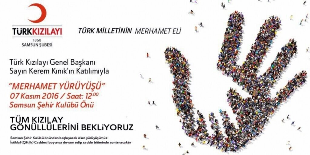 Türk Kızılayı'ndan Samsun'da 'Merhamet Konulu' Yürüyüş ve Konferans