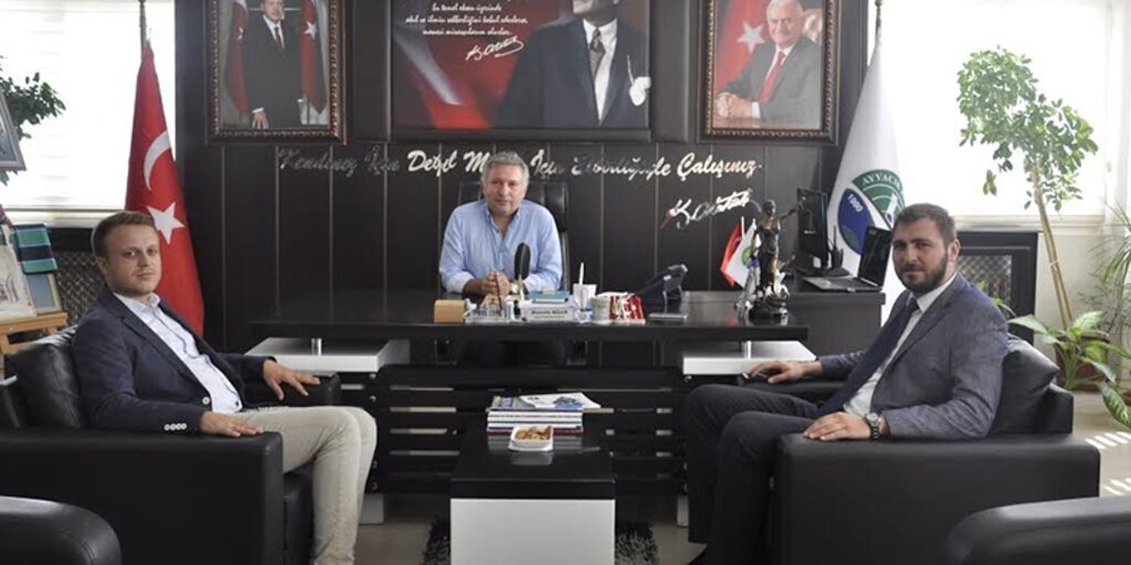 Türkiye Gençlik Vakfı Samsun şubesi Başkan Belur'u ziyaret etti