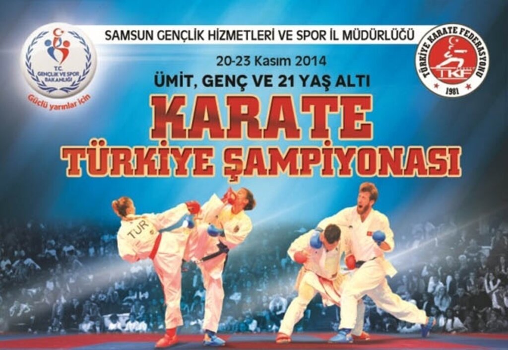 Türkiye Ümit, Genç ve 21 Yaş altı Karate Şampiyonası Samsun'da yapılacak