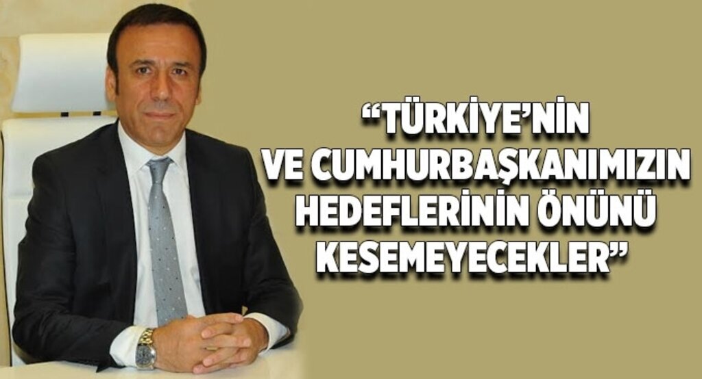 'Türkiye’nin ve Cumhurbaşkanımızın hedeflerinin önünü kesemeyecekler '