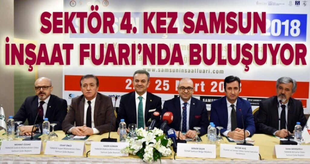 TÜYAP Samsun İnşaat Fuarı açılıyor
