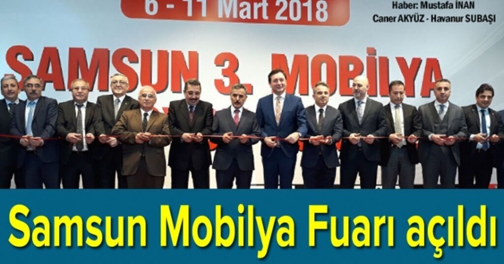 TÜYAP Samsun Mobilya Fuarı açıldı