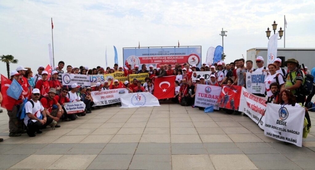 Ulusal Kurtuluş Mücadelesi 7. Anma Yürüyüşü gerçekleştirildi