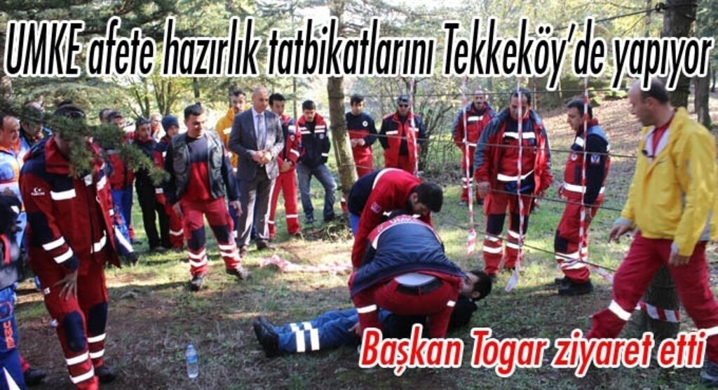 UMKE Afete Hazır Bölge Kampı'nı Samsun'da yapıyor