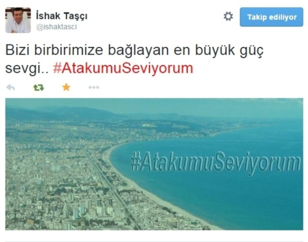 Ünlülerin Atakum sevgisi