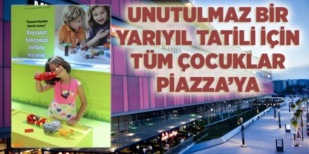 Unutulmaz bir yarıyıl tatili için tüm çocuklar Piazza'ya