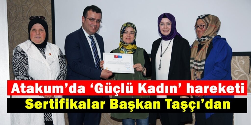 Üreten Kadın Güçlü Atakum projesi hayat buldu