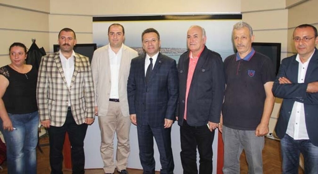 Vali Aksoy'dan gazetecilere ziyaret