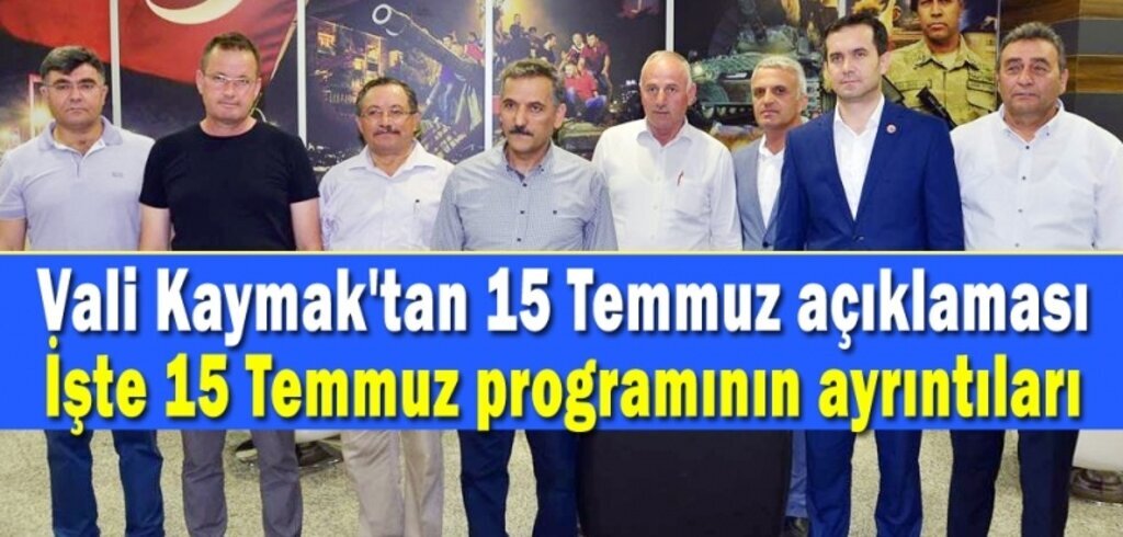 Vali Kaymak'tan kamu kurumlarına uyarı!