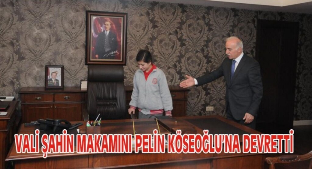 Vali Şahin Makmını Pelin Köseoğlu'na devretti