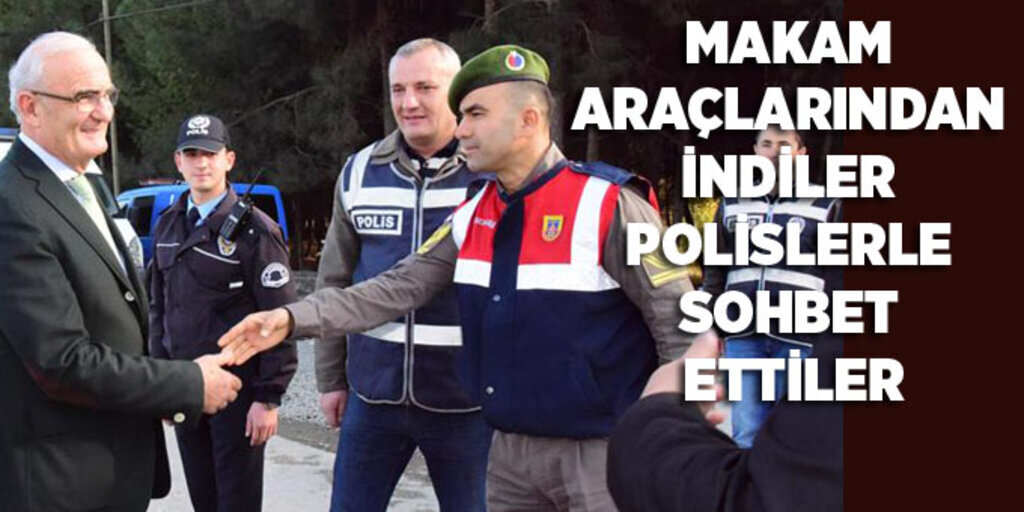 Vali Şahin ve Başkan Yılmaz'dan güvenlik görevlilerine moral ziyareti