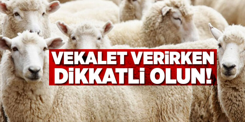 Vekalet verirken dikkatli olun