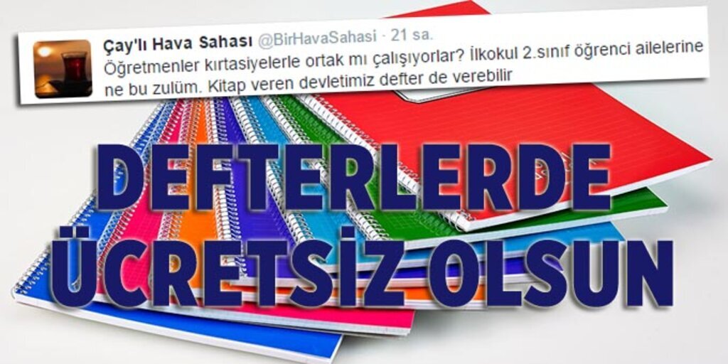 Velilerin defter isyanı; ücretsiz verilsin!