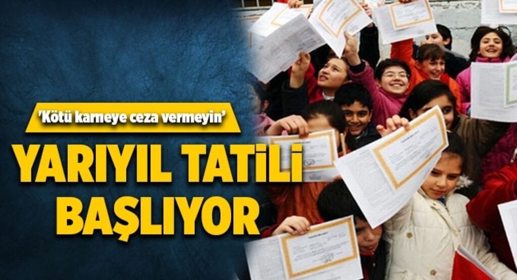 Yarıyıl tatili başlıyor