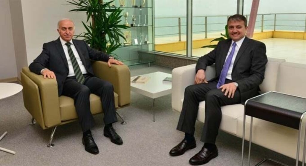 YEDAŞ Genel Müdürü Aktürk'ün ilk ziyaretçisi Vali Şahin oldu!