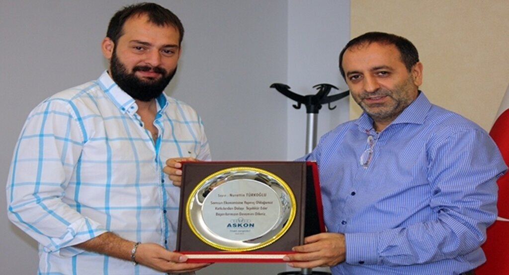 YEDAŞ’ın Samsun ekonomisine kattığı değere teşekkür plaketi