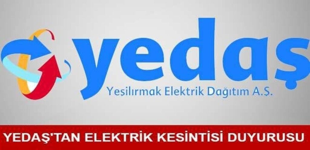 Yedaş'tan elektrik kesintisi bildirisi