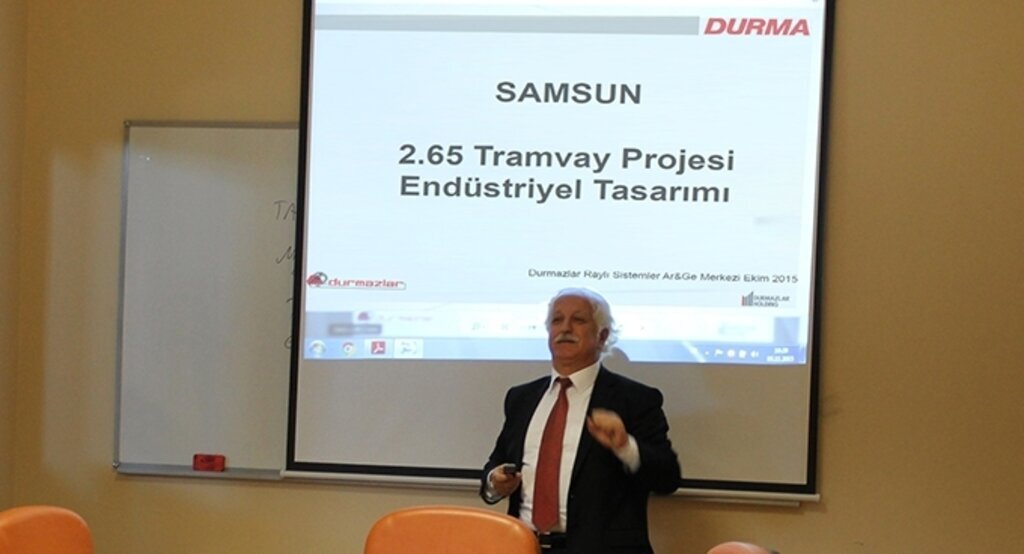 Yerli tramvayın endüstriyel tasarımı ve üretim süreçleri konuşuldu