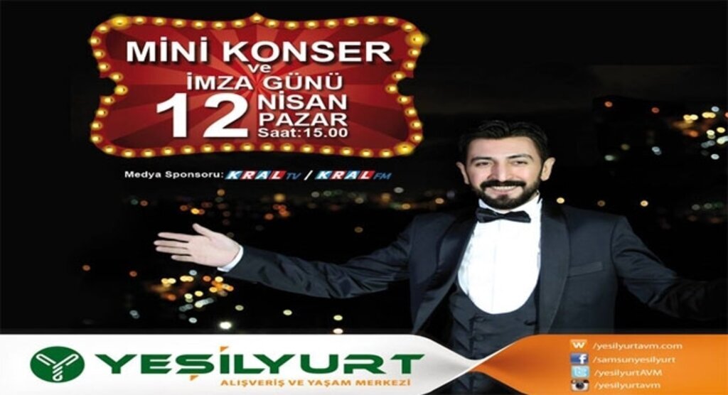 Yeşilyurt Avm’de Ferman Toprak imza günü ve mini konseri