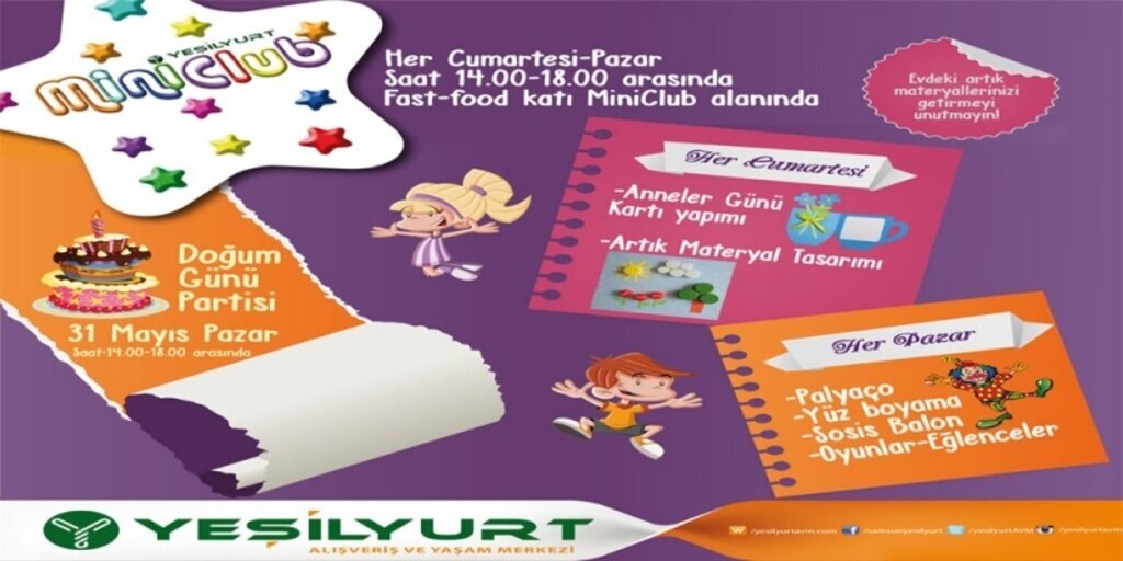 Yeşilyurt Mini Club Mayıs ayı etkinlikleri