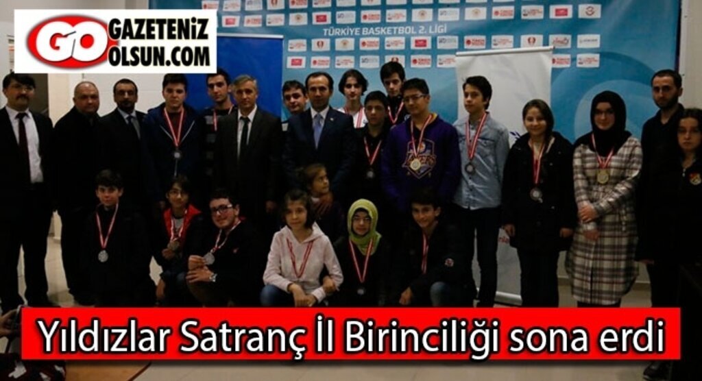 Yıldızlar Satranç İl Birinciliği sona erdi