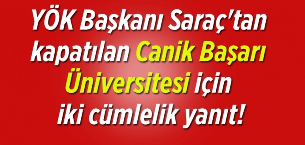 YÖK Başkanı Mehmet Ali Yekta Saraç Samsun'da